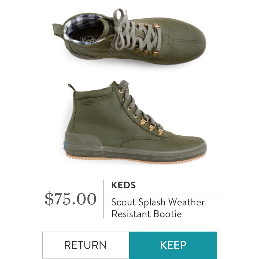 Keds (Stitch Fix) weather resistant high top shoes